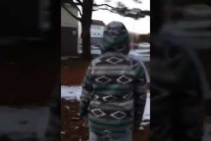Hood kid fighting Because he hit his Lil brother
