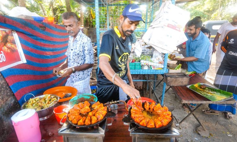 Indian Street Food in Kerala - HOT MUSSELS MASALA + Chili Soda!! | Kannur, India!