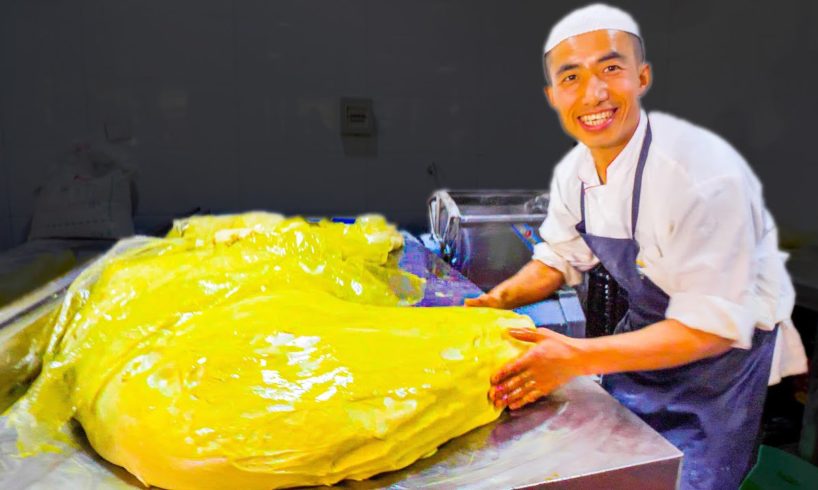 LEVEL 9999 NOODLE Skills - The FASTEST + Most SATISFYING Chinese Street Food - Street Food in China