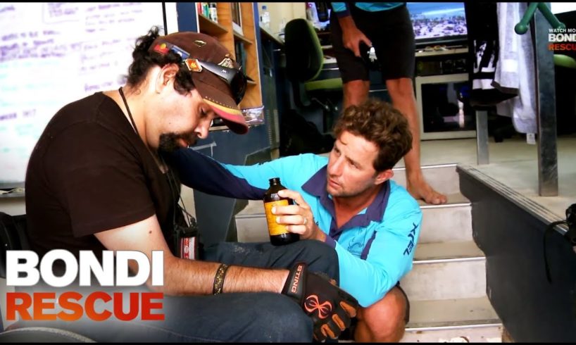 Man Has Terrifying Epileptic Seizure In Bondi Lifeguard Tower