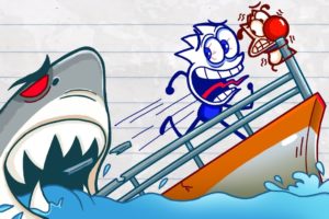 Mr. Fun's Near Death Experiences on Ship Titanic Deepfake | Funny Pencil Animation