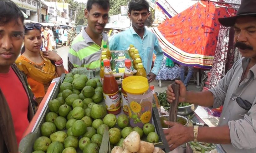 Spicy Guava ( Pyara Makha ) - Healthy Village Street Food - Indian Street Food
