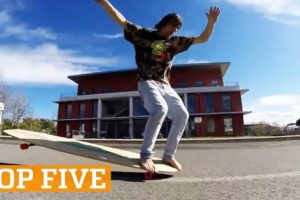 TOP FIVE:  Longboarding, Wingsuit Flying & Downhill MTB | PEOPLE ARE AWESOME 2016