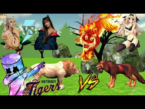 Tigerkhmer vs  svat chachak. Big Cat Fighting 3D//CinatkhGaming