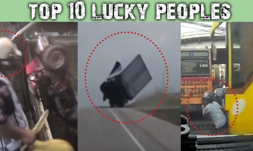 Top 10 Luckiest People in the World || Close calls || Near Death Experience ||