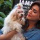 kriti sanon Shows Her Cute Love To cute puppies Video