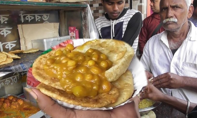Best Tasty Dalpuri Wala in Berhampore West Bengal - Swapan Tea Stall - Breakfast Street Food