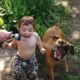 Cute Puppies and Babies Playing Together Compilation #2020