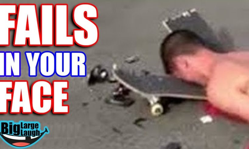 ? DON'T USE YOUR FACE TO PLAY SKATEBOARD ? Ultimate Funny Fails 2019 | Funny Compilation