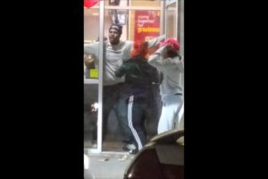 HOOD FIGHTS QUEENS MCDONALDS