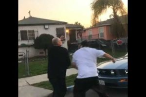 Hood Fight. South Central, CA. 2019