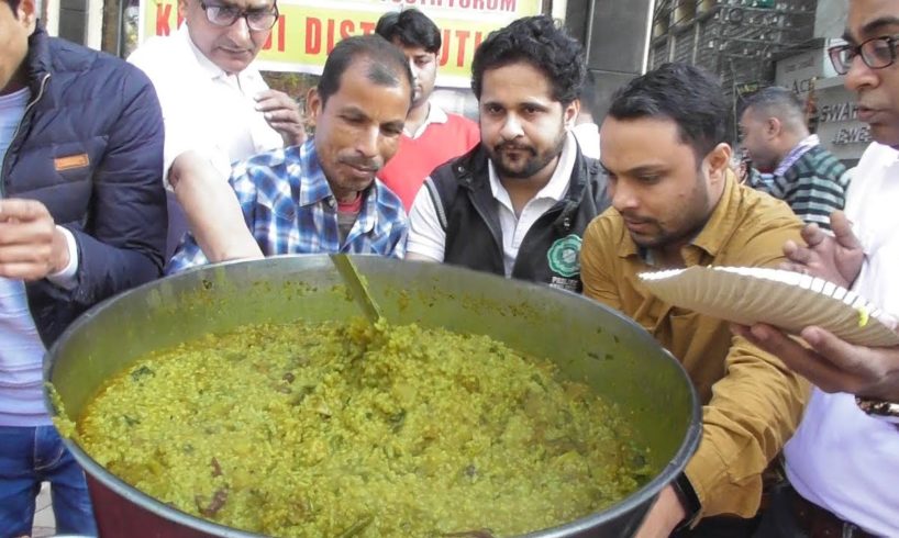 Indian People Enjoying Free Khichdi Distribution to All - Makar Sankranti 2020
