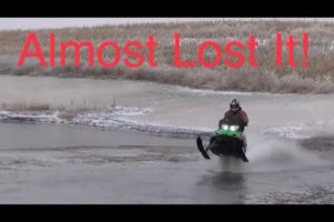 Near Death Compilation | snowmobile on water (HE'S NUTS!!!!)