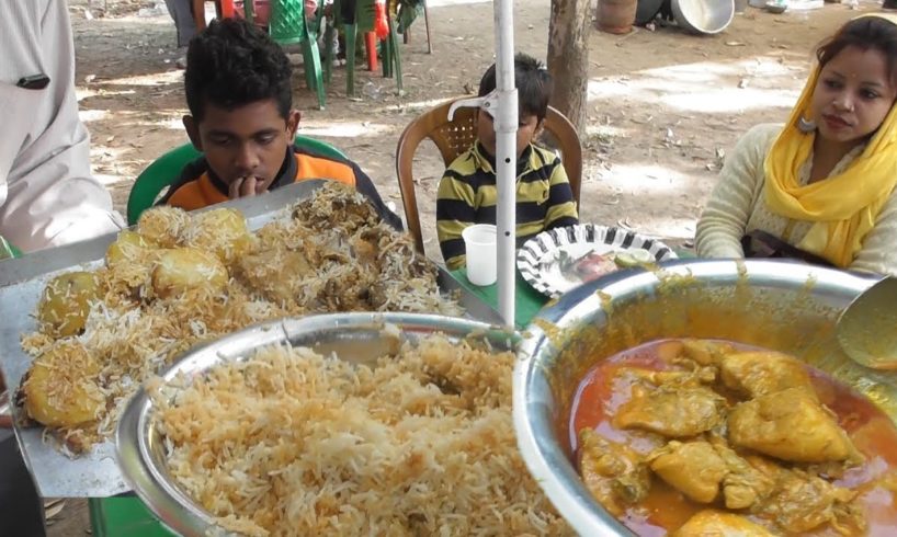 Picnic Eating Show 2020 - Chicken Biryani with Chicken Chaap - Street Food Loves You