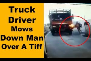 Road rage: Man crushed under wheels