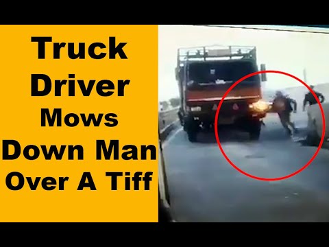 Road rage: Man crushed under wheels