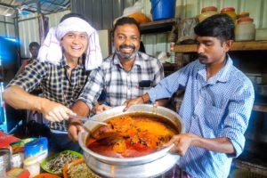 Spicy Indian Food!! TODDY SHOP - Fish Head Curry + Fresh Coconut Toddy in Kerala, India!