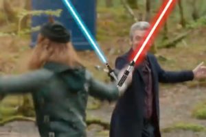 The Doctor Fights Robin Hood With A Lightsaber