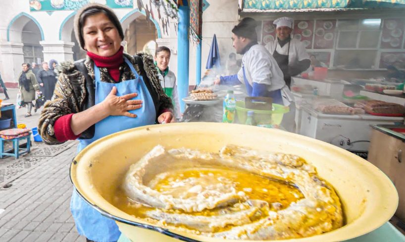 The MOST UNIQUE Street Food in Asia - SILK ROAD Street Food Tour of Tashkent, UZBEKISTAN!!!