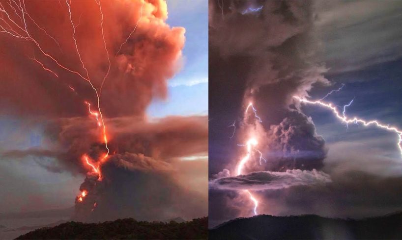 Volcanic Lightning — TAAL Volcano Eruption in Philippines (Jan 12, 2020)