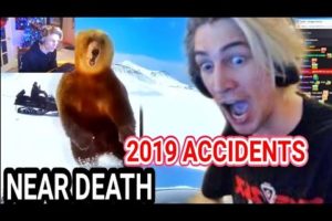 xQc Reacts to Best of NEAR DEATH CAPTURED 2019..!!! by Fail Department | with Chat