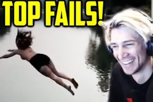 xQc Reacts to Top Fails & CRAZY NEAR DEATH EXPERIENCES!