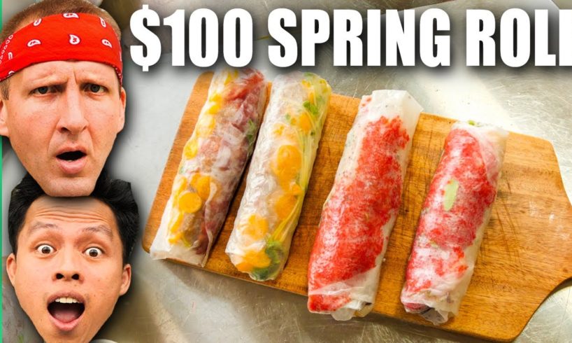 $1 Spring Roll VS $100 Spring Roll!!! Vietnam's Most Dynamic Street Food!!