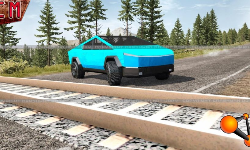 BeamNG Drive How not to cross the rails #13