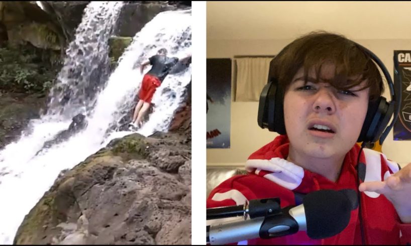 CLIMBING A WATERFALL!? - Reacting to Near Deaths Caught On Camera
