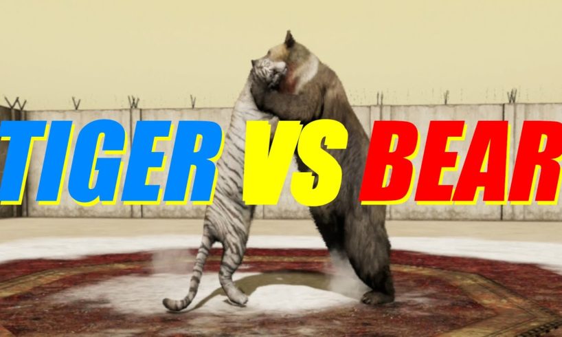 Far Cry 4 Animal Fight - Tiger vs Bear Battles (Custom Map Editor)