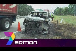 Father, Daughter Burnt To Death In Crash