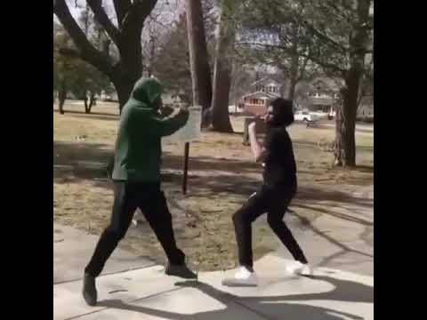 HOODFIGHT (CHICAGO) 2 HOODMANS FIGHT OVER A FEMALE, ONE OF THEM GETS KNOCKED OUT