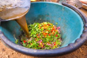 Hmong Food - AUTHENTIC BUFFALO FEAST and Community Hmong Meal in Luang Prabang, Laos!