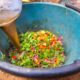 Hmong Food - AUTHENTIC BUFFALO FEAST and Community Hmong Meal in Luang Prabang, Laos!
