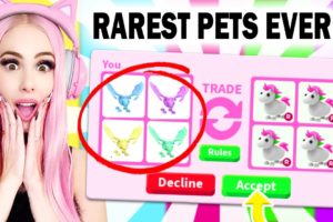 I Only Traded Pets That Will NEVER COME BACK To Adopt Me... Adopt Me Rarest Pets