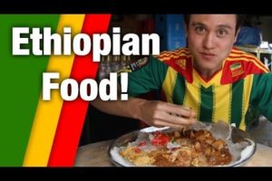 Irresistible Ethiopian Food - Tasty Meat Platter in Addis Ababa, Ethiopia!