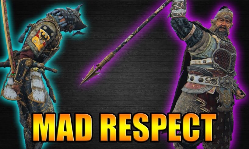 Mad Respect for that Teammate [For Honor]