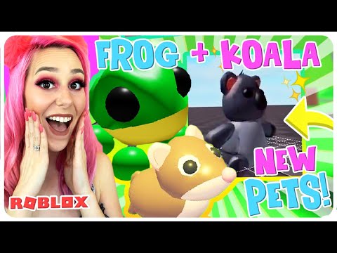 *NEW PETS*  KOALA + FROG PET IN ADOPT ME! New Aussie Egg Updates In Roblox Adopt Me!