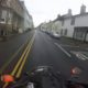 Near miss, car pulls out on biker