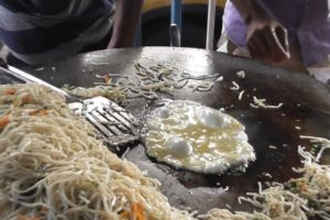 Old Man Working with His Son - Chicken Noodles @ 48 rs Full Plate