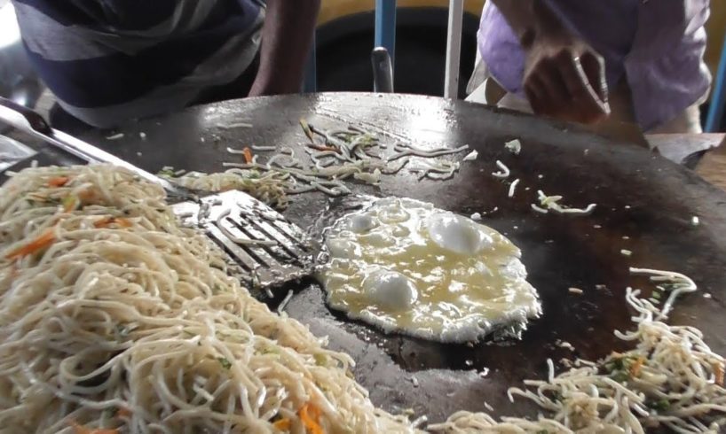 Old Man Working with His Son - Chicken Noodles @ 48 rs Full Plate