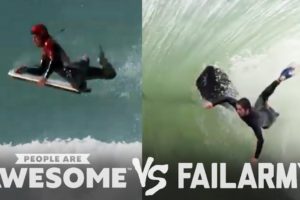 People Are Awesome vs. FailArmy: Body Surfing, Skiing, Weightlifting & More!