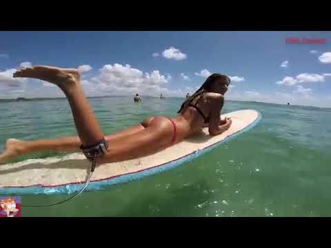 ?People are Awesome HOT Surfer GIRLS Девочки на серфинге?