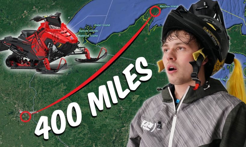 Snowmobiling across the midwest.. The longest ride ever!!