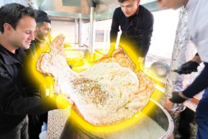 Street Food on the SILK ROAD - INSANE 1000 Person PLOV COOKING in Uzbekistan + TANDOORI MEAT CAVE!!!