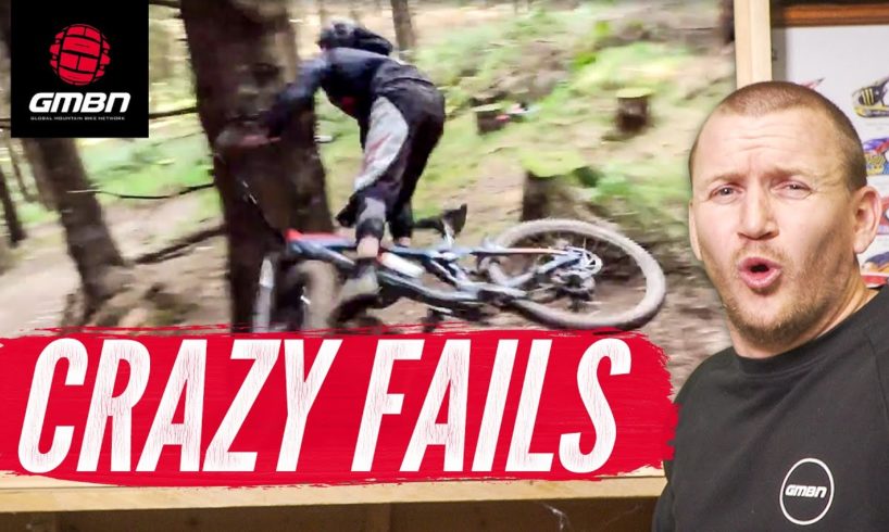 The Craziest Mountain Bike Fails Of The Month | GMBN's February Fails & Bails Reel