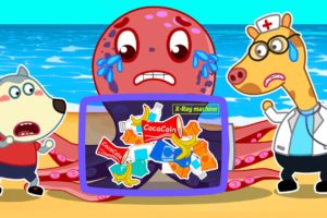 Wolfoo and Doctor Checkup Octopus - Animal Rescue - Kids Good Habits | Wolfoo Family Kids Cartoon