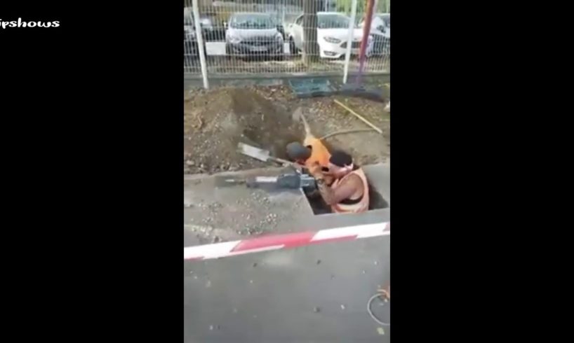 Construction Workers Think They Are In A WARZONE! | Funny