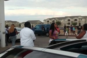 Dallas Girls Hood Fight At Exxon