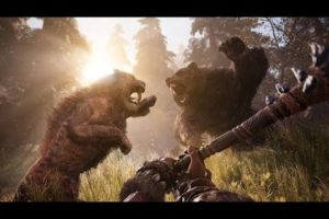 FAR CRY PRIMAL- ANIMAL FIGHTS ANIMATIONS